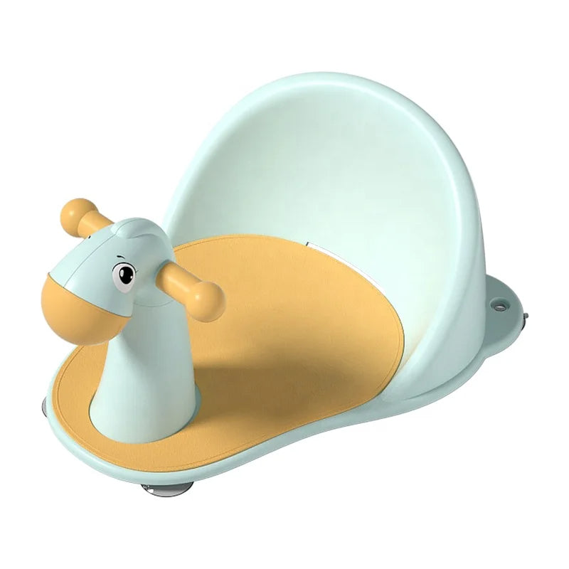 Cute Bathing Seat Non-Slip Soft Mat for Babies 6 Months & Up