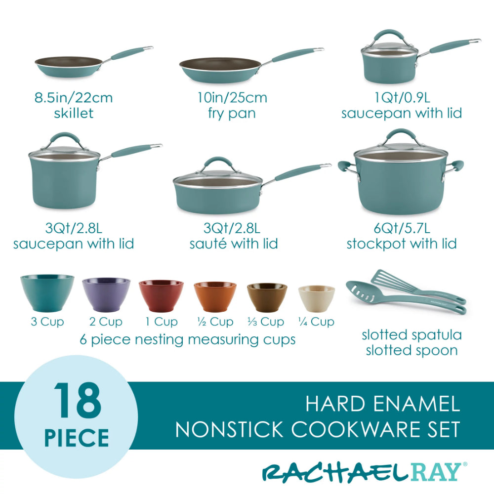 Rachael Ray Cucina Hard Enamel Nonstick Cookware