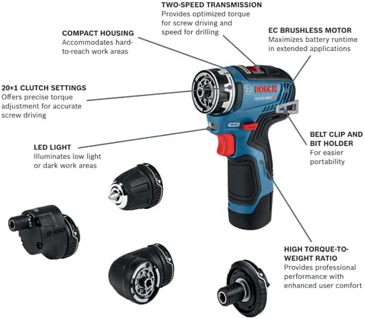 BOSCH GXL12V-270B22 12V Max 2-Tool Combo Kit