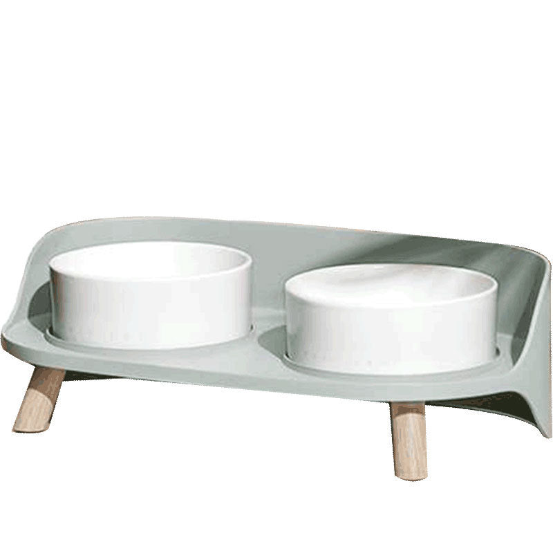 Cat Bowls with stand Cat Food Water Feeder