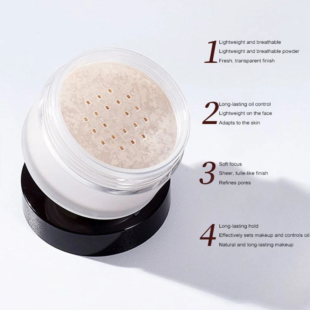 Nature Translucent Loose Oil Control Brighten Holding Makeup Powder