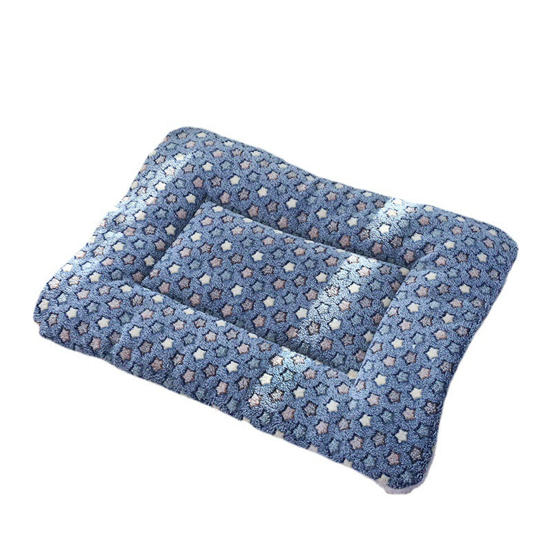 Soft Cat Bed Mats & Short Plush Pet Sleeping Bed Mats