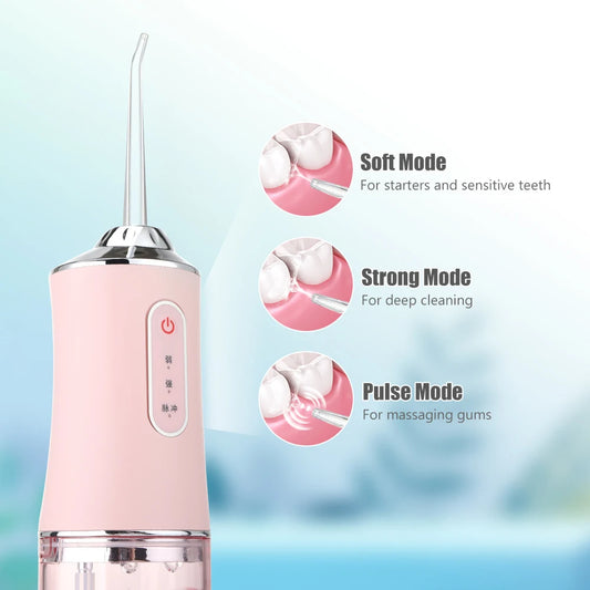 Portable Oral Irrigator for Teeth Whitening