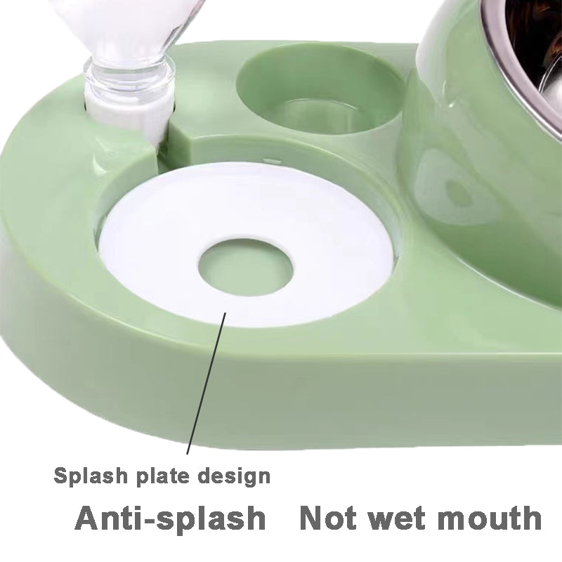 Automatic Waterer & Food Dispenser Pets Bowl