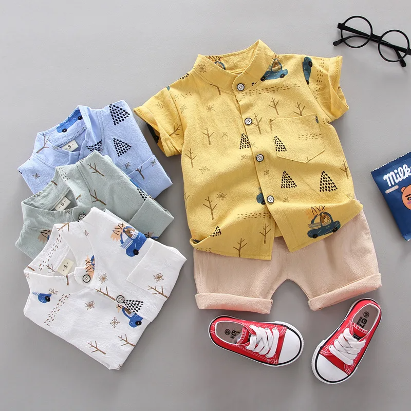 Fashion Baby Boy's Suit Summer Casual Clothes Set