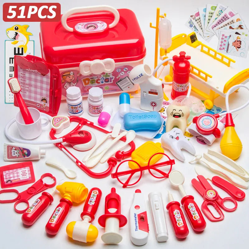 Medical Kit Nurse Tools Bag Toys