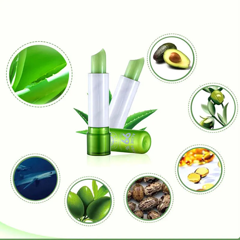 Long-Lasting Natural Aloe Vera Moisture Lip Balm