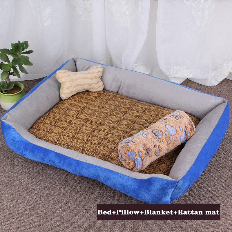 Pet Bed Warm Memory Foam For Small Medium Large Dog