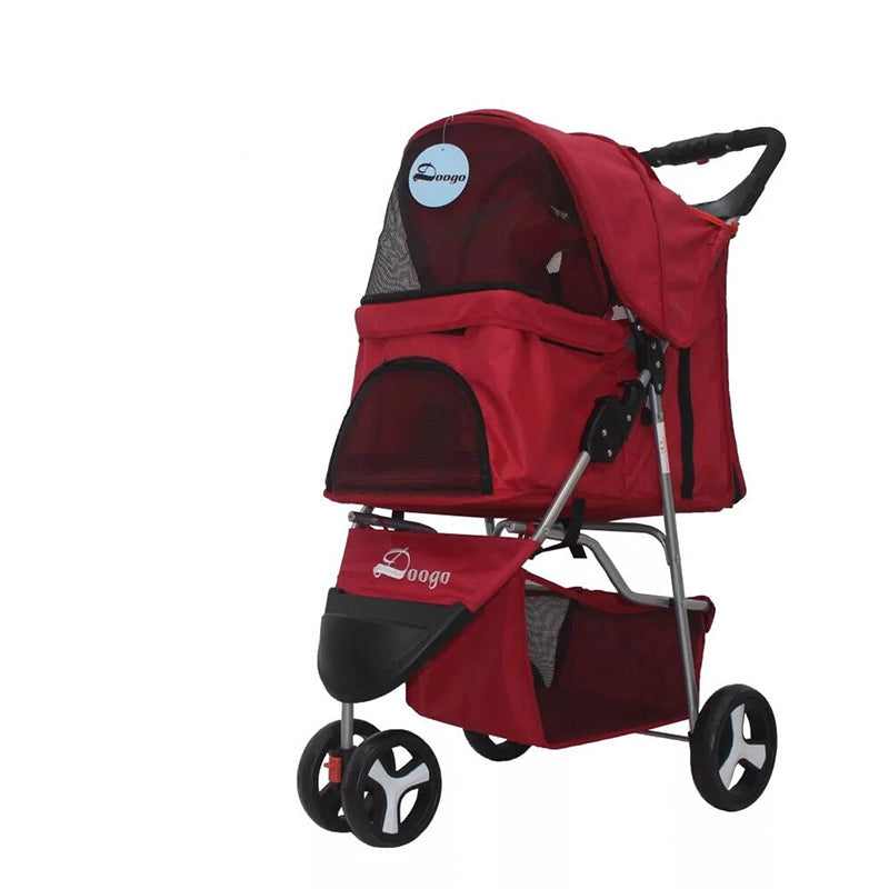 Dog Stroller Pet Light Folding Cart