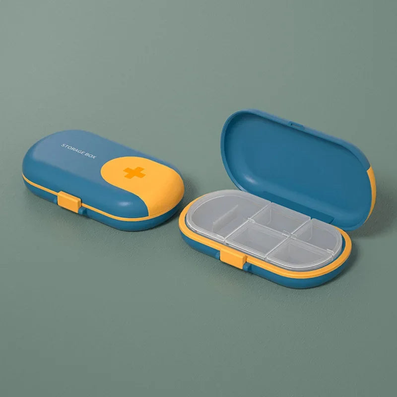 4 In 1 Mini Portable Medicine Storage Pill Box