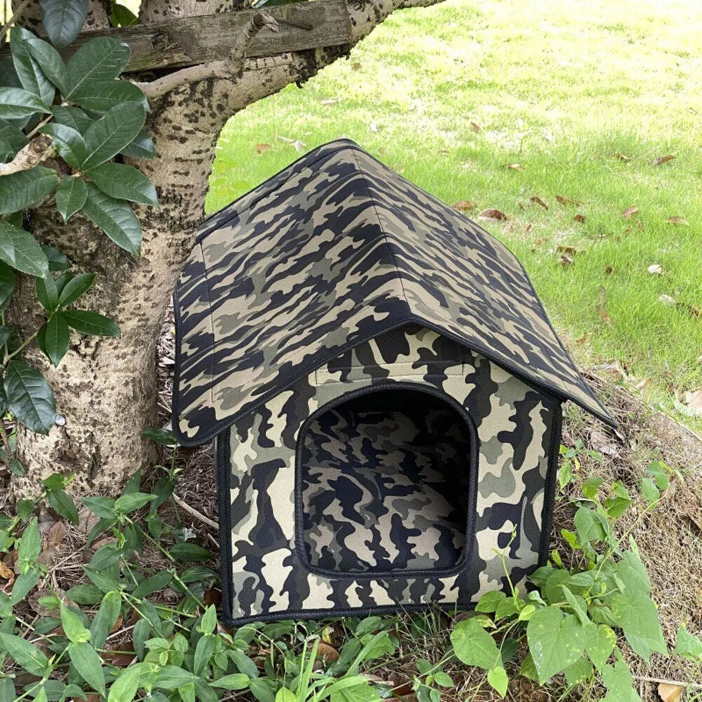 Indoor-Outdoor Sleeping Weatherproof Dog Kennel Pet House