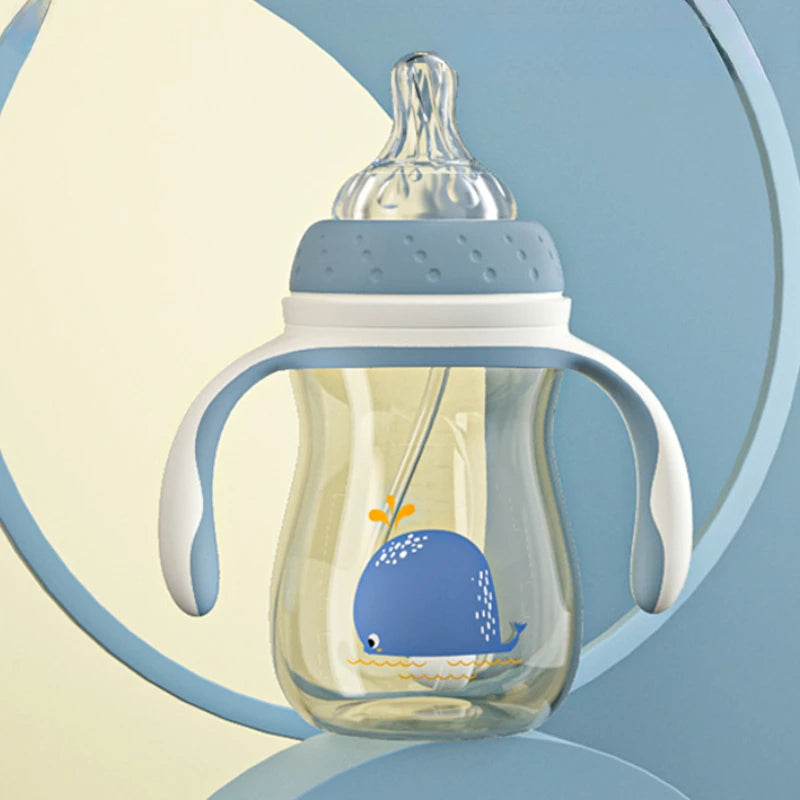 Baby kids Feeding Bottle for Children's Learning Drinking