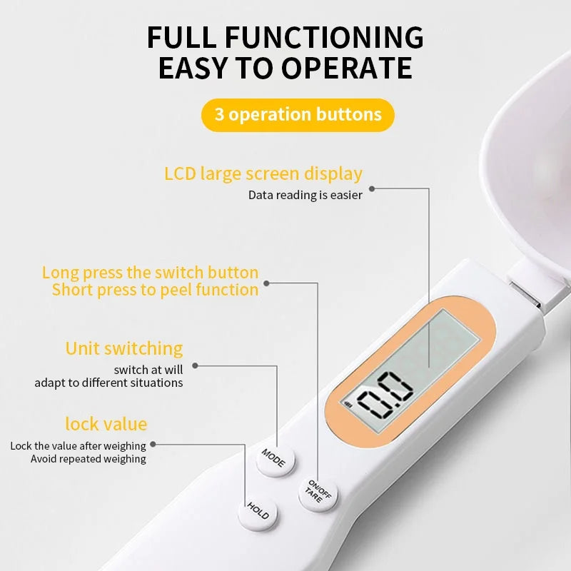 Accurate Electronic Kitchen Scale for Perfect Food Measurements