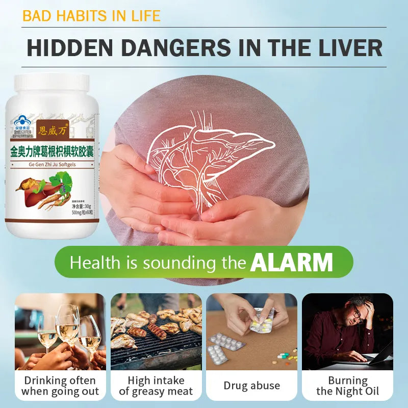 Fatty Liver Disease Health Care Capsules