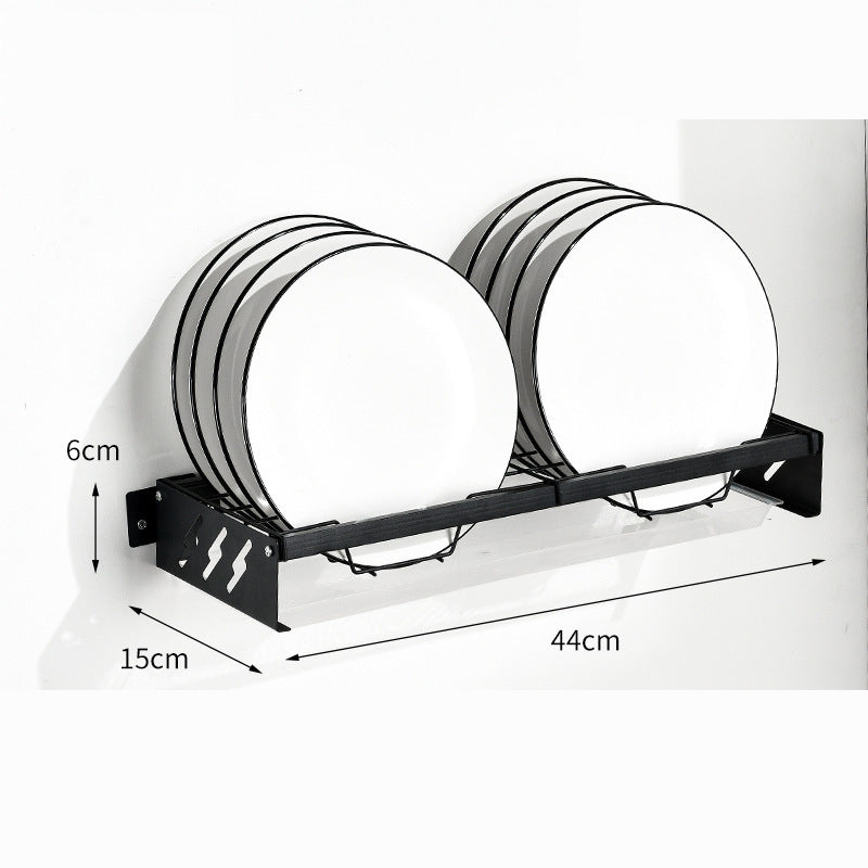 Racks & Holders Modern Simple No-Hole Kitchen Rack Wall