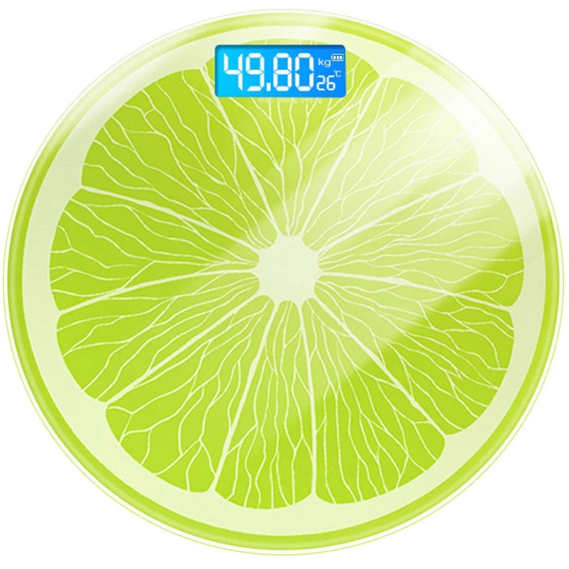 Cartoon Lemon Pattern Weight Scale For personal Health