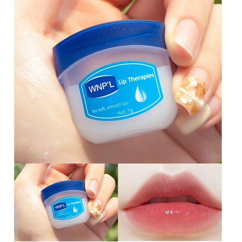 Non-Sticky Anti-Chapped Treatment & Lip Gloss Set with Vaseline