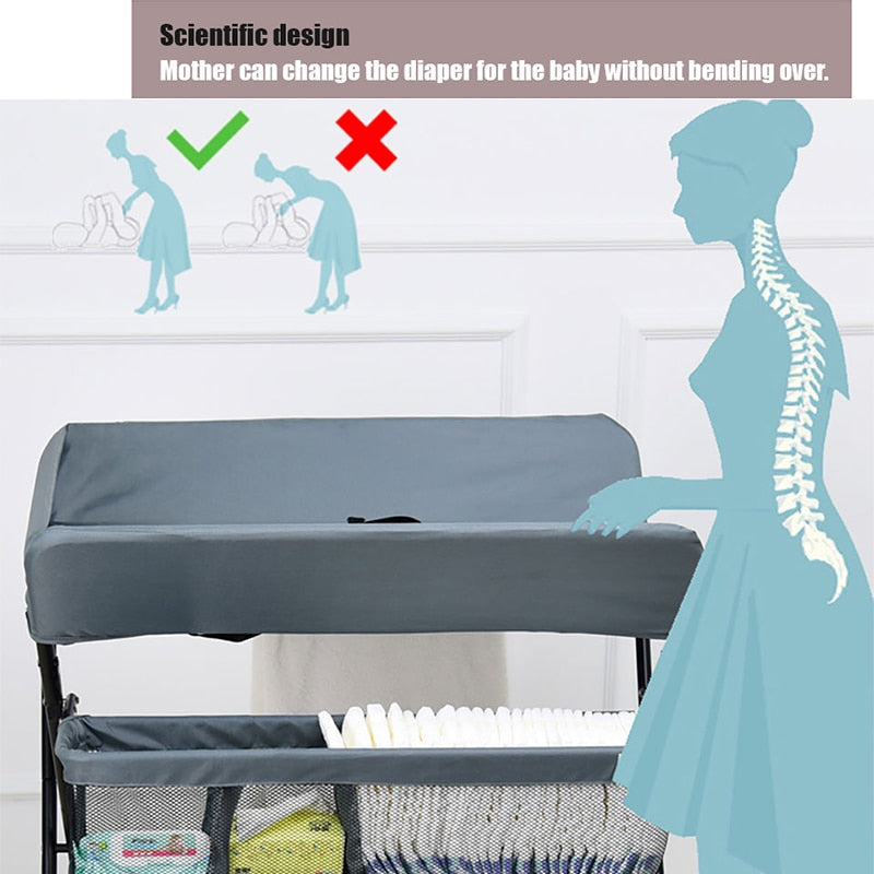 IMBABY Safety Baby Changing Table at Babies Diaper