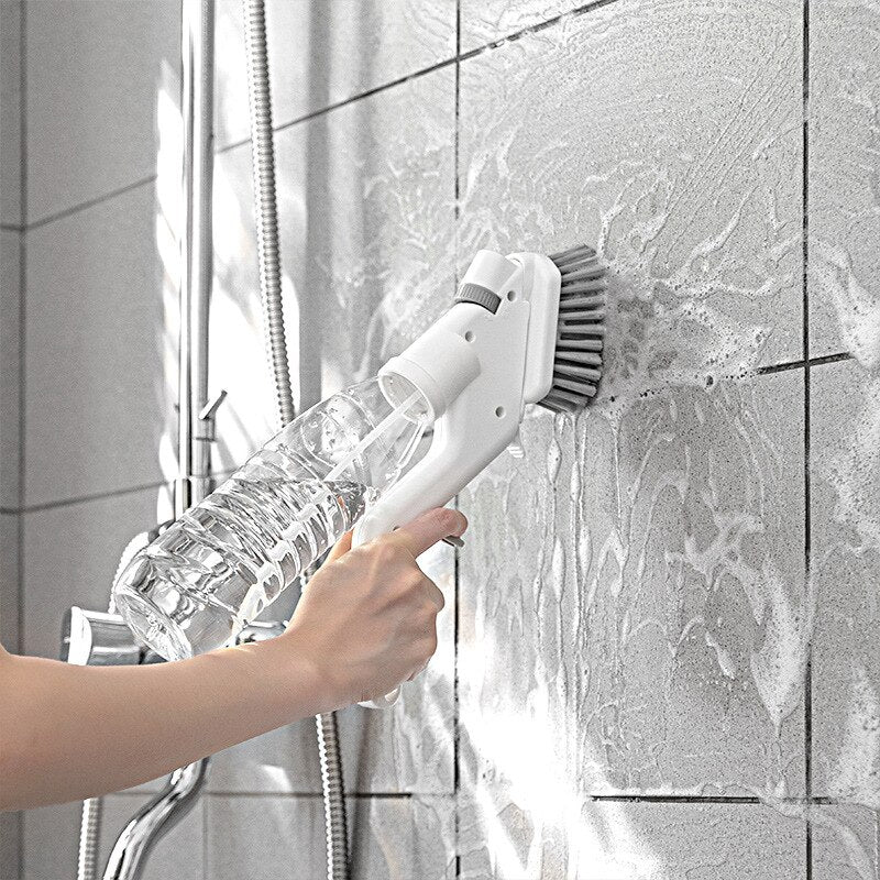 Multifunction Cleaning Brush With Water Spray