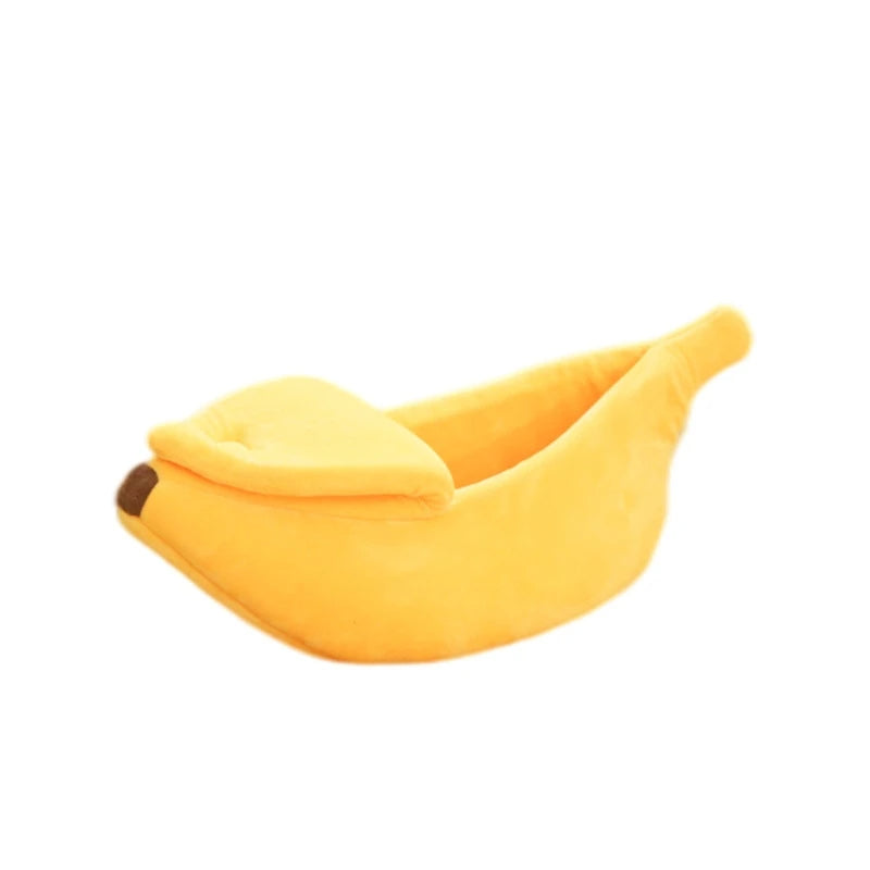 Multicolor Banana shape Cat Bed