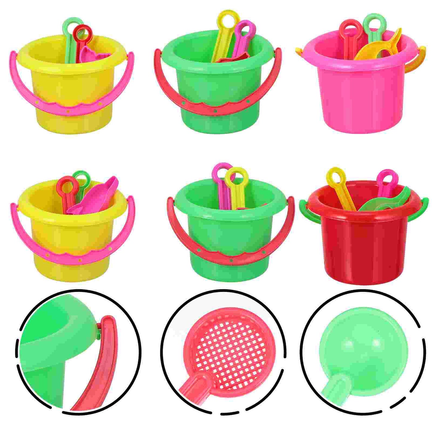 24 Pcs Baby Toys Piece Set Bucket Kid Plastic Beach