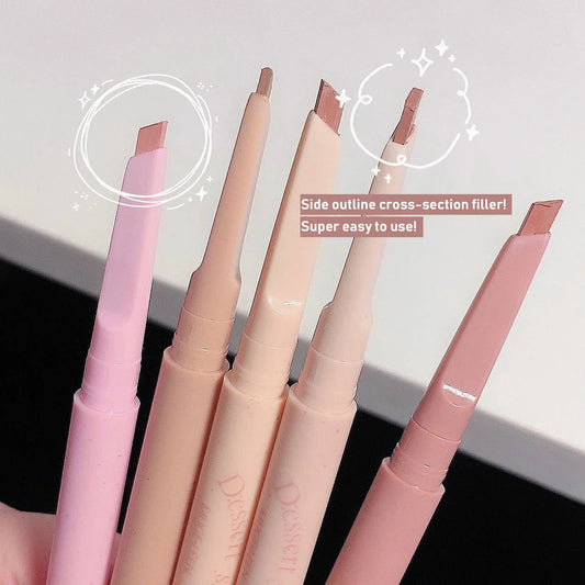 Waterproof Nude Pink Lip Liner - Matte Perfection, Long-lasting Contour