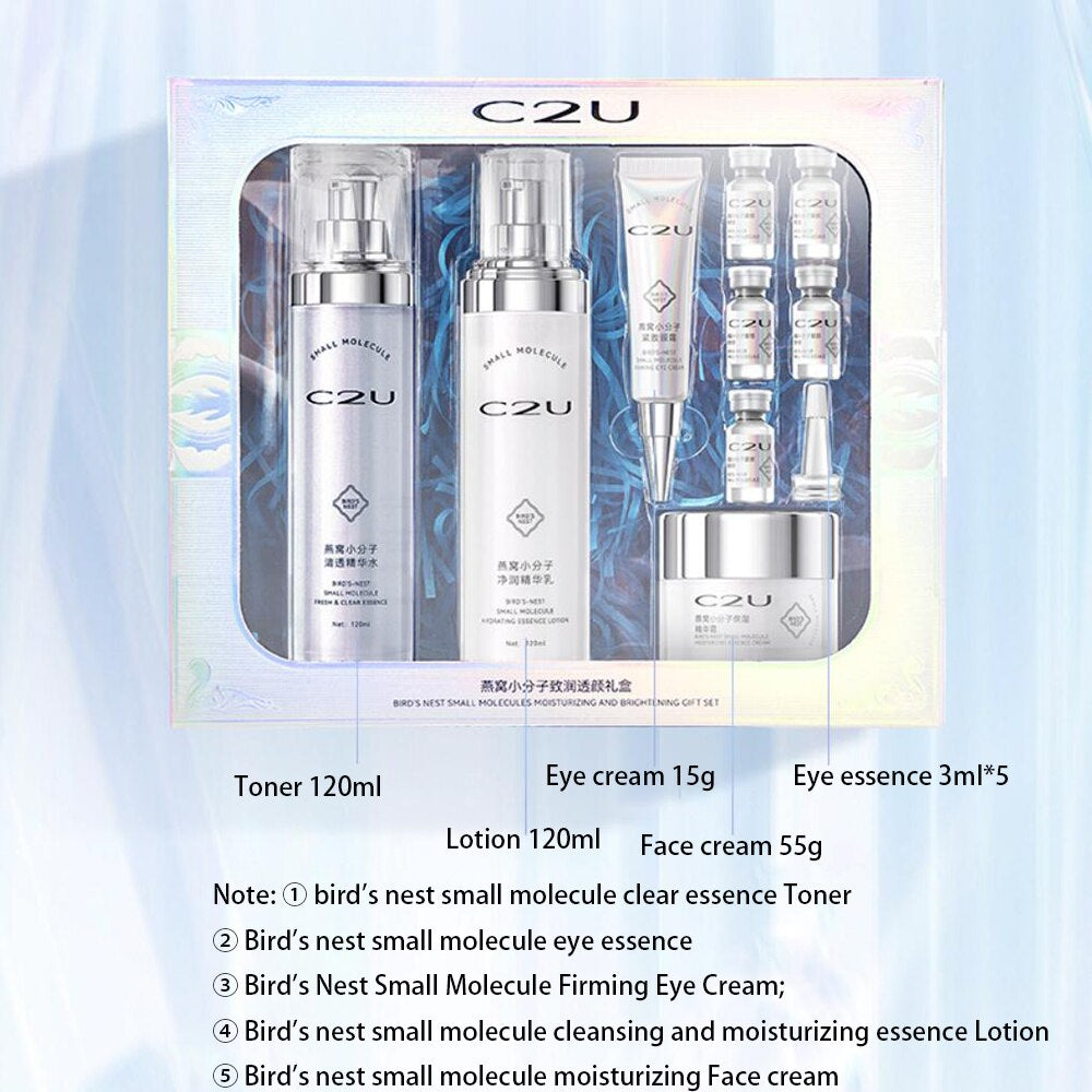 Small Molecule Facial Beauty Products for Women's Skin Care Sets