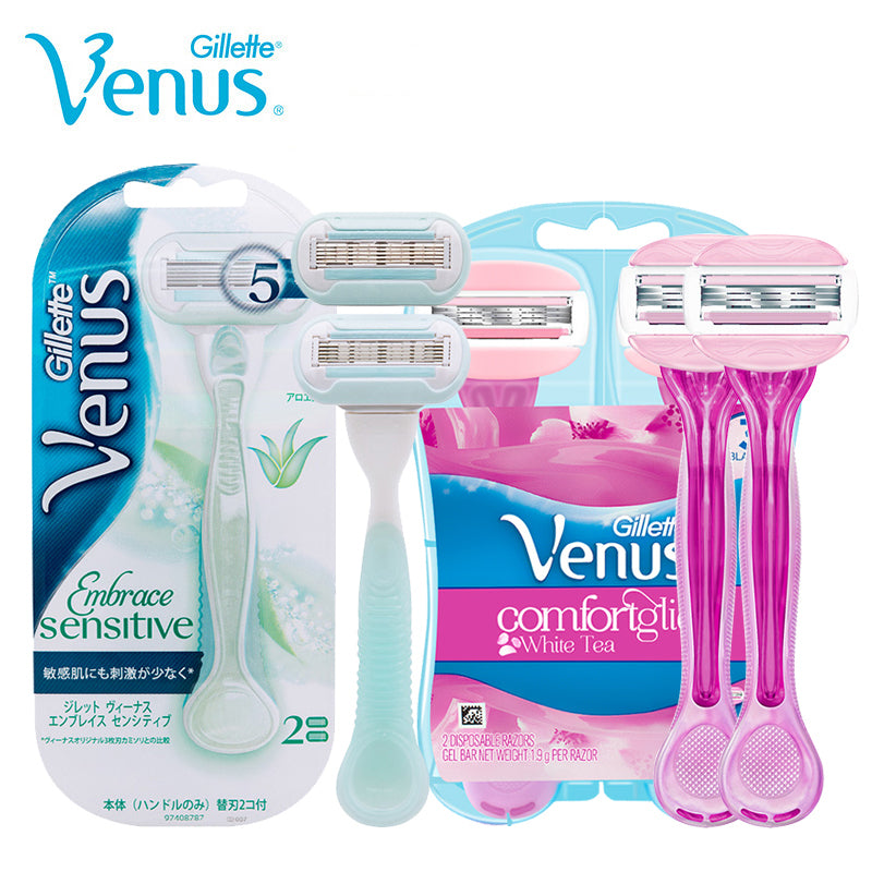 Gillette Venus Razor for Women Girls Ultra Thin Layers Blade with Lubricating Soap