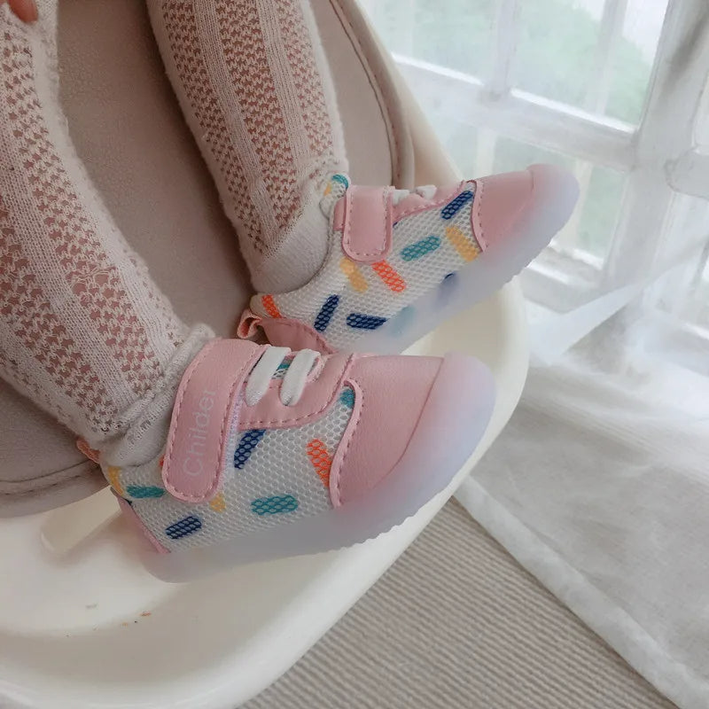 Newborn Baby First Walkers Anti-slip Soft Shoes