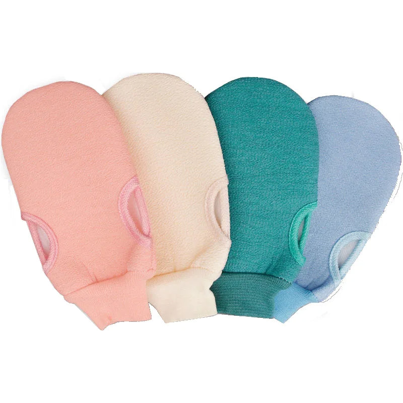 Two-sided Bath Glove Body Cleaning Shower Spa Exfoliator