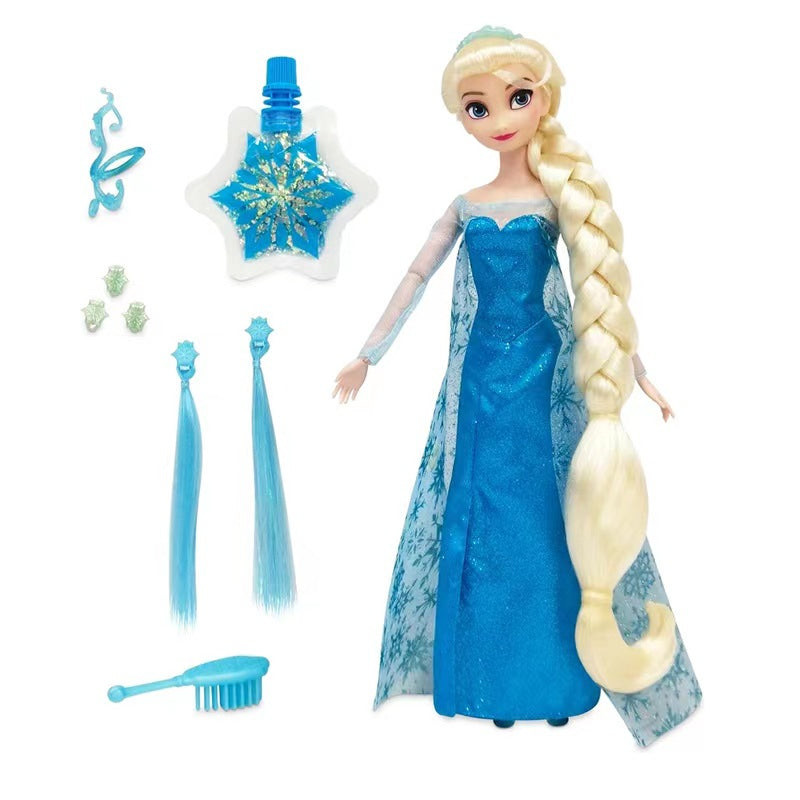 Elsa and Anna Hair Play Doll Toys