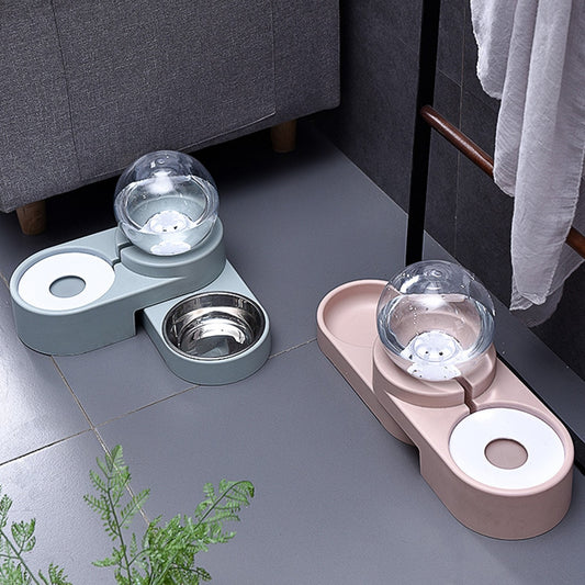 New Bubble Pet Bowls  Automatic Fountain Food Feeder