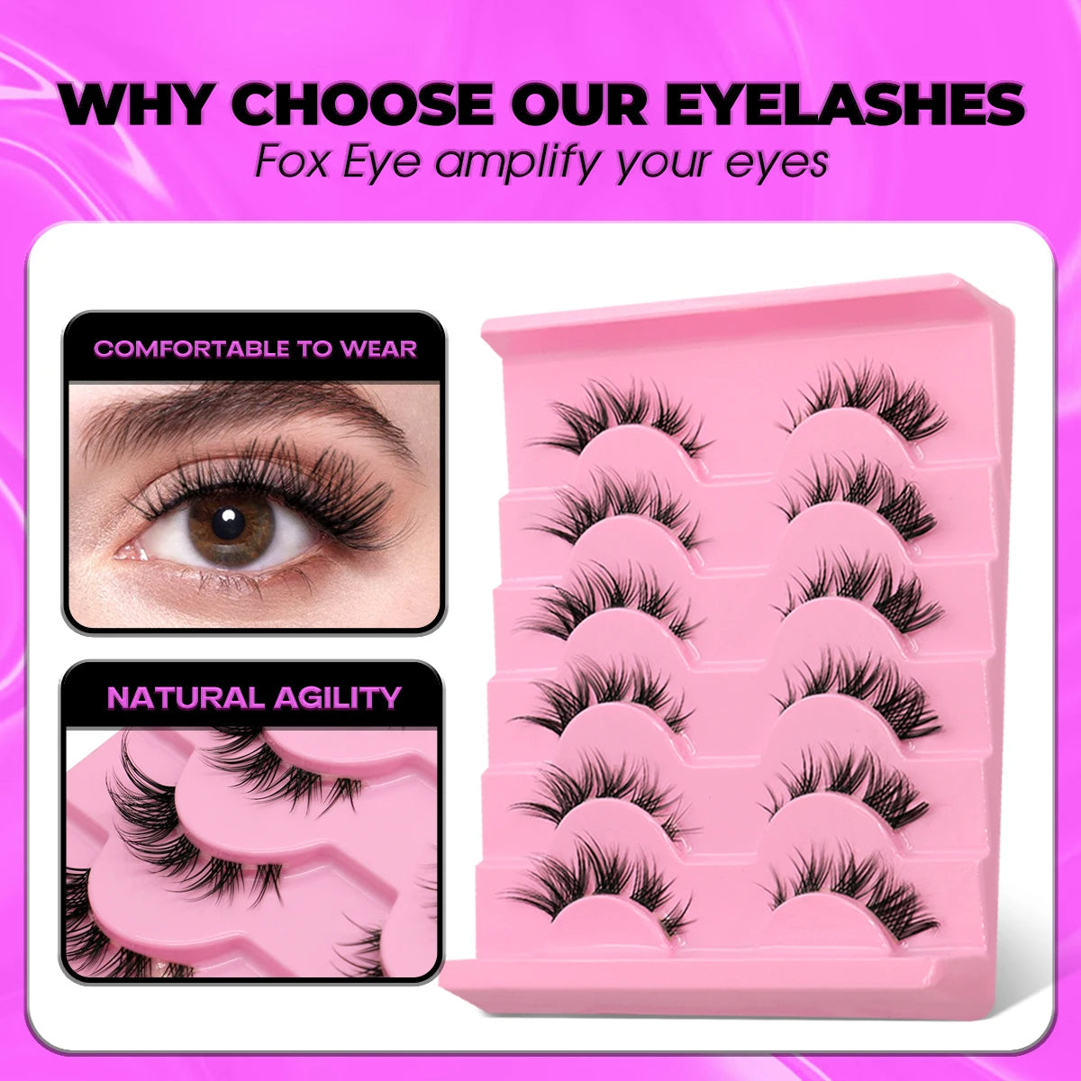 Natural Clear Eyelash Stem