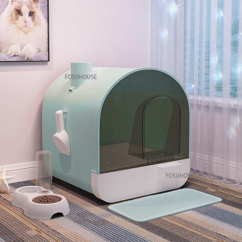 Pet Supplies Cat Litter Box Fully Enclosed Odor-proof Cat Toilet