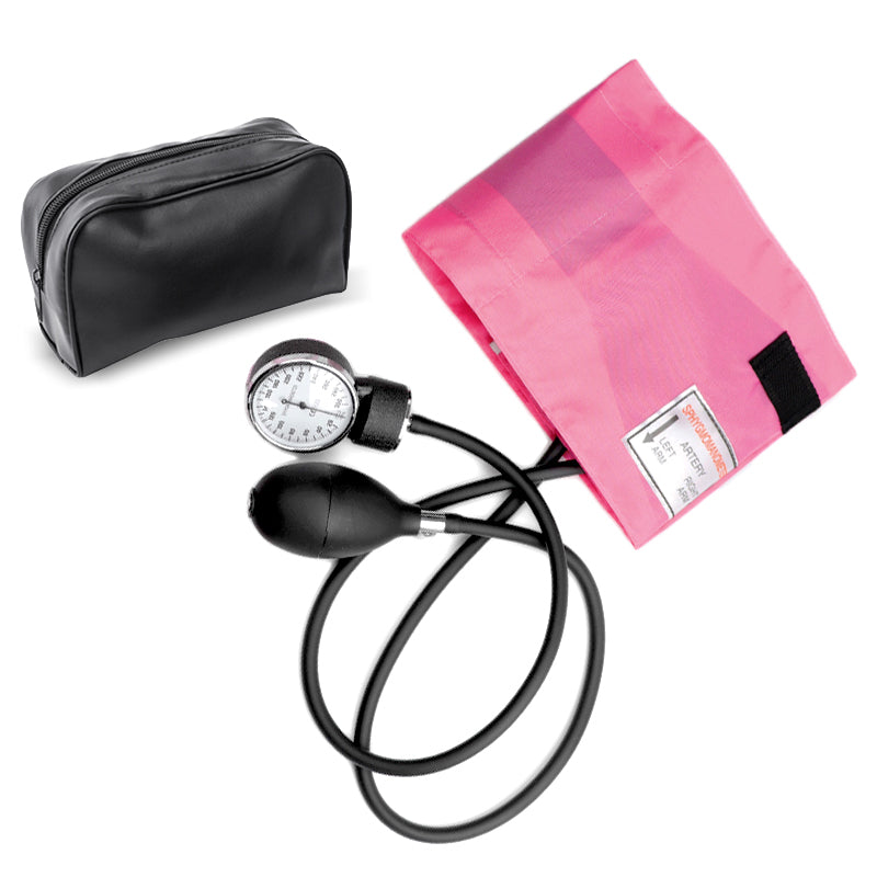 Pink Medical Health Blood Pressure Monitor  Stethoscope