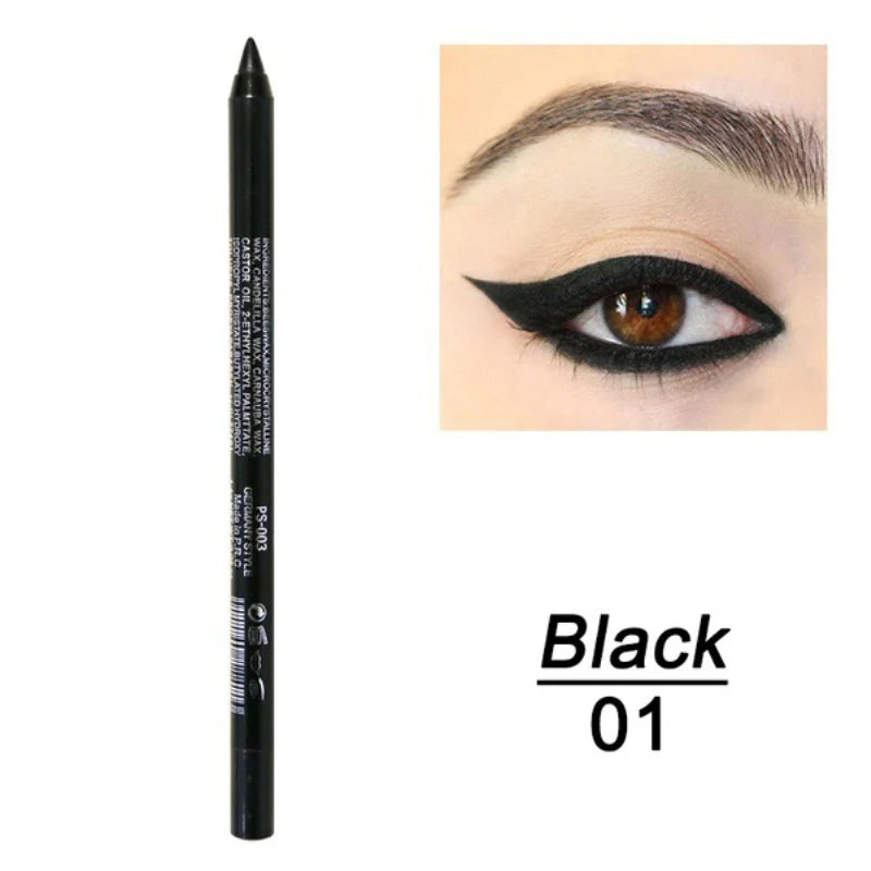 Waterproof Pigment 13 Color Long-lasting Eyeliner Pencil