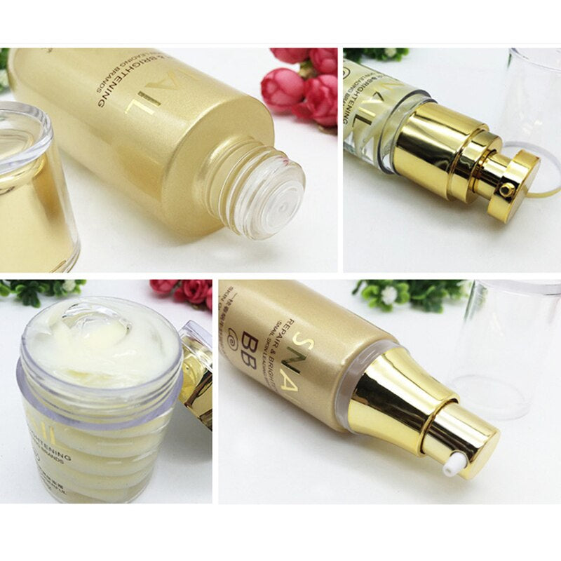 Brand SNAIL Face Care Skin Makeup Set