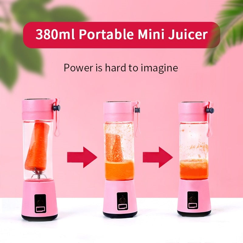 Portable Blender USB Mixer Electric Juicer Machine