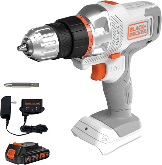 BLACK+DECKER 20V MAX Matrix Cordless Drill