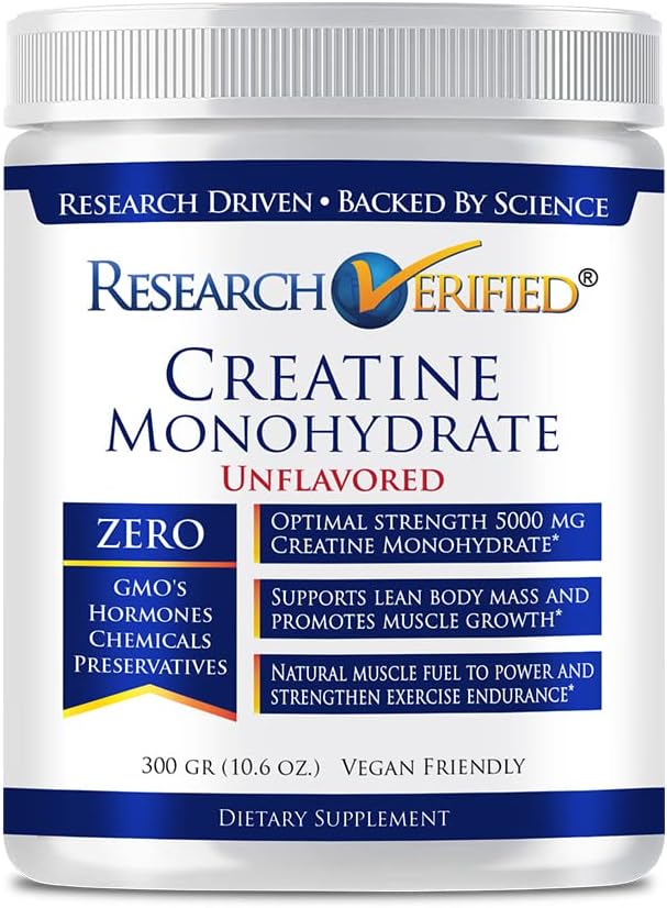 Research Verified Creatine Monohydrate