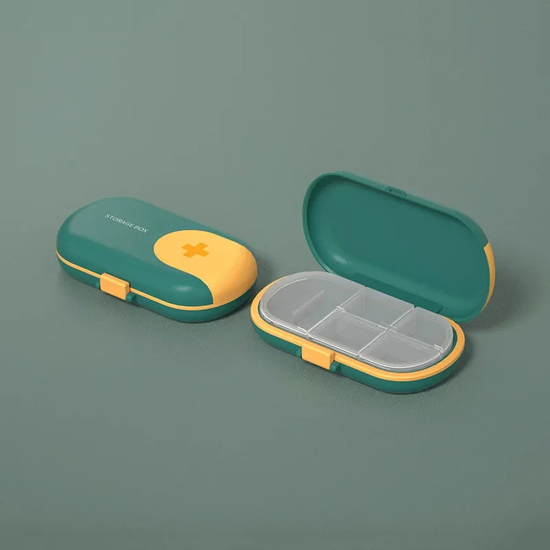 4 In 1 Mini Portable Medicine Storage Pill Box