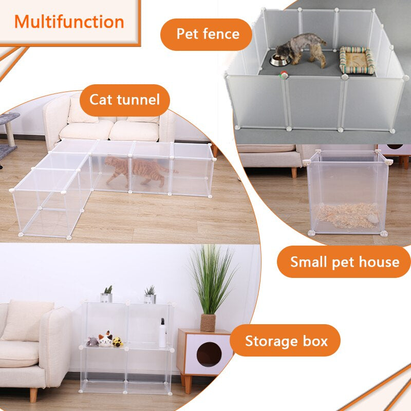 Pet-Gate-Fence Cage For Dog Cat Gate House Security Guard Enclosure