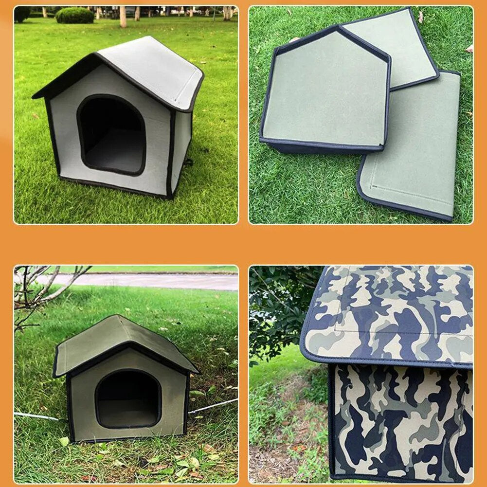 Indoor-Outdoor Sleeping Weatherproof Dog Kennel Pet House