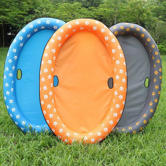 Inflatable Pet Swimming Pool Raft Bed