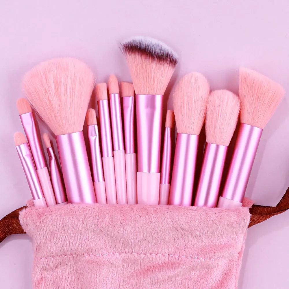 new 13pcs makeup super soft brushes set