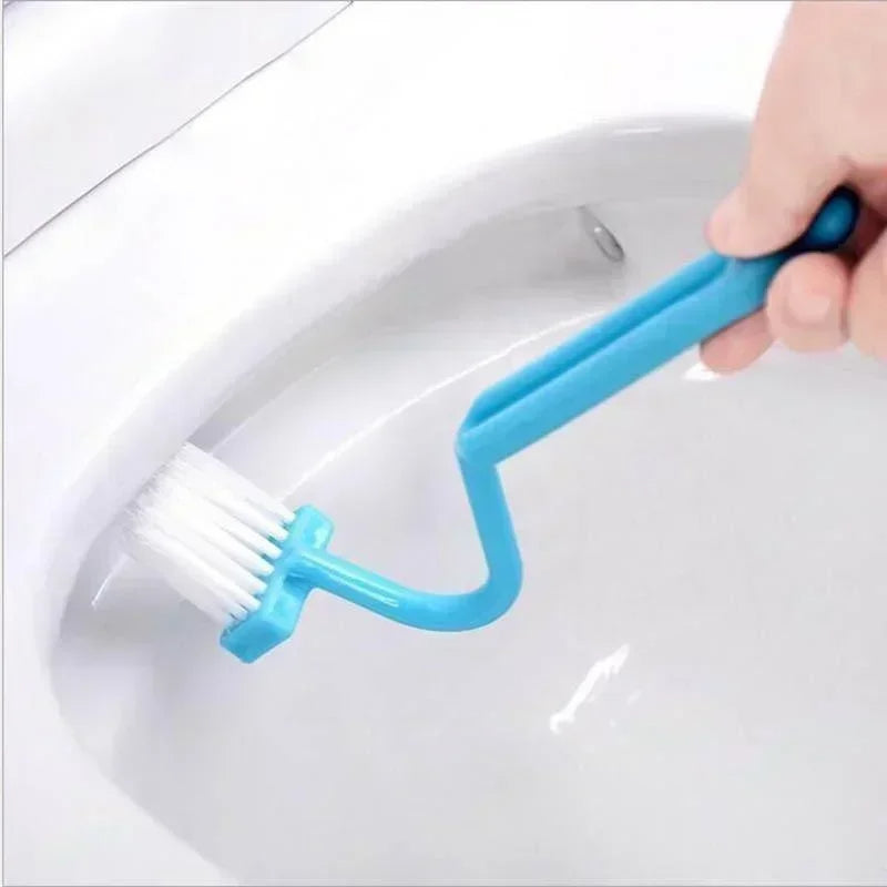 Deep Cleaning Long Handle Curved Toilet Brush