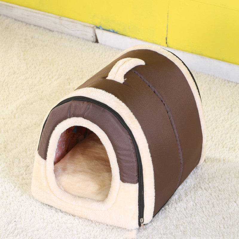 Foldable Pet Nest House with Polymers Dog