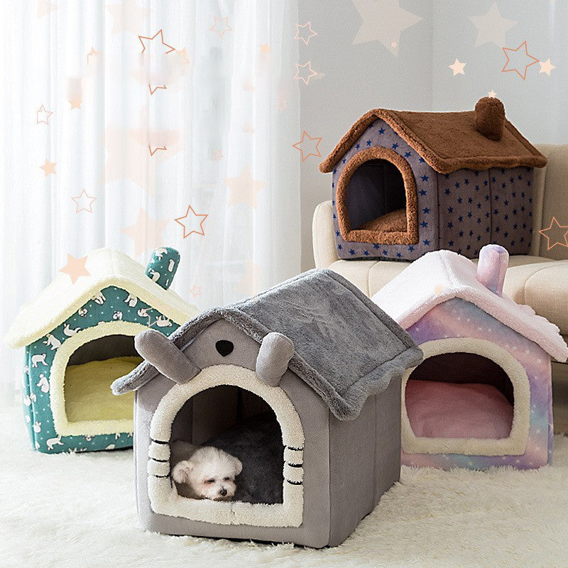 New Style Dog  House Double Nest Bed Supplies