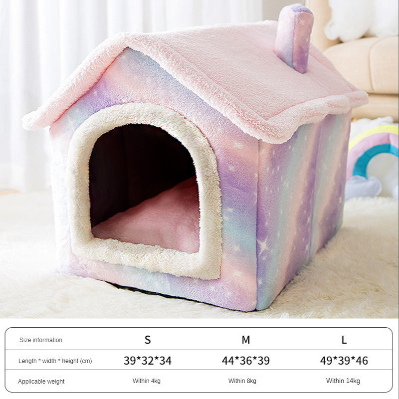 Cozy Pet Bed House Indoor Waterproof for Cat