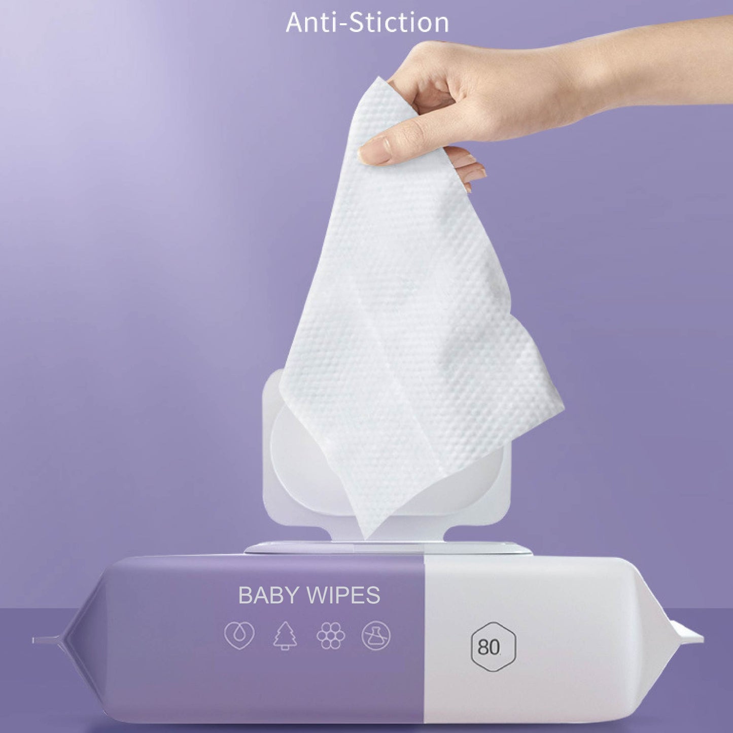 Eco-Friendly Large Capacity Wet Wipes or Soft Lining Baby Wipes